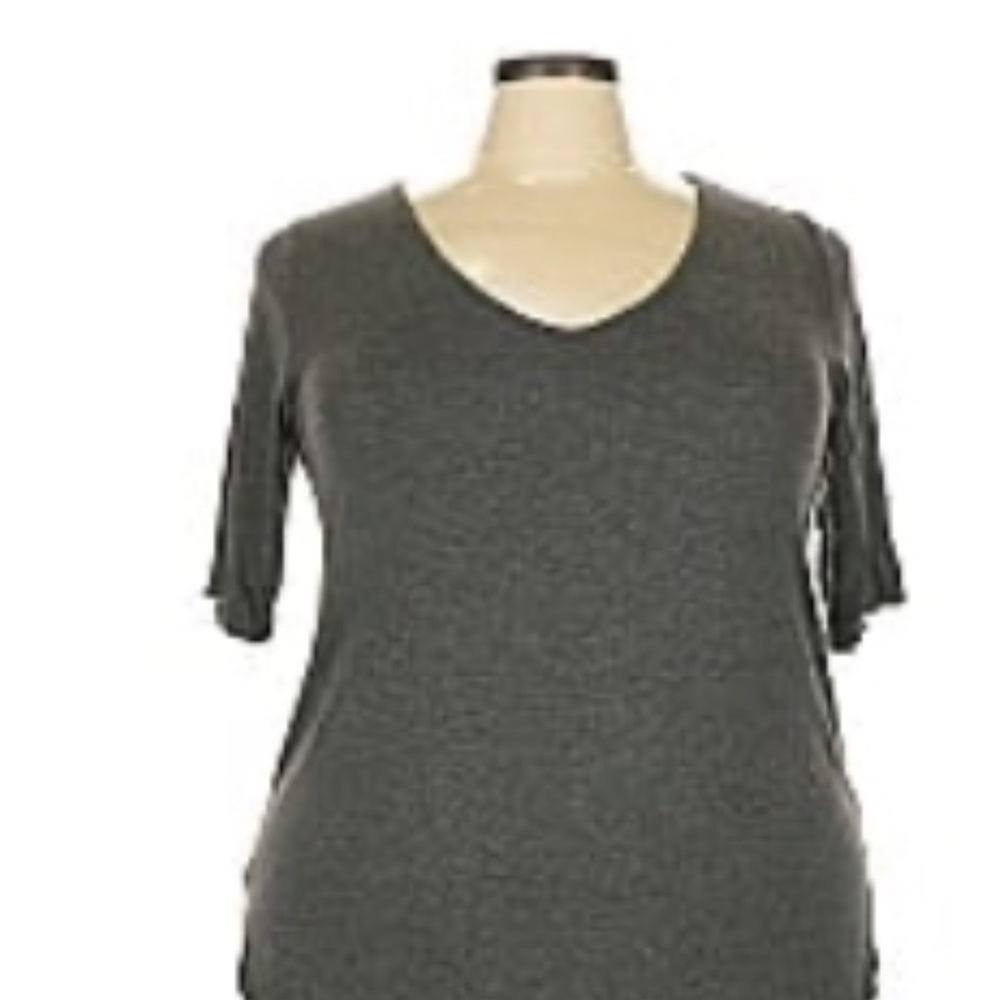 Torrid Charcoal Long Sleeve Top